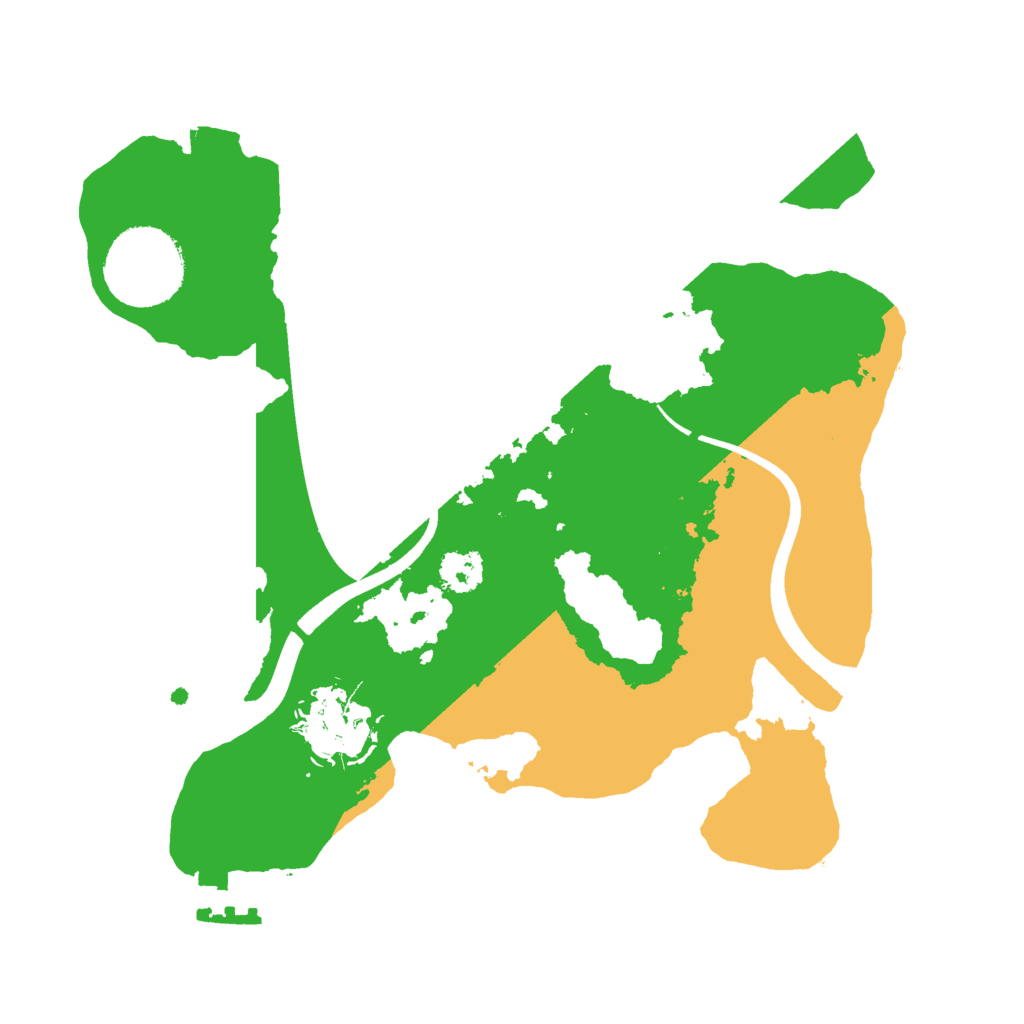 Biome Rust Map: Procedural Map, Size: 2400, Seed: 7848876