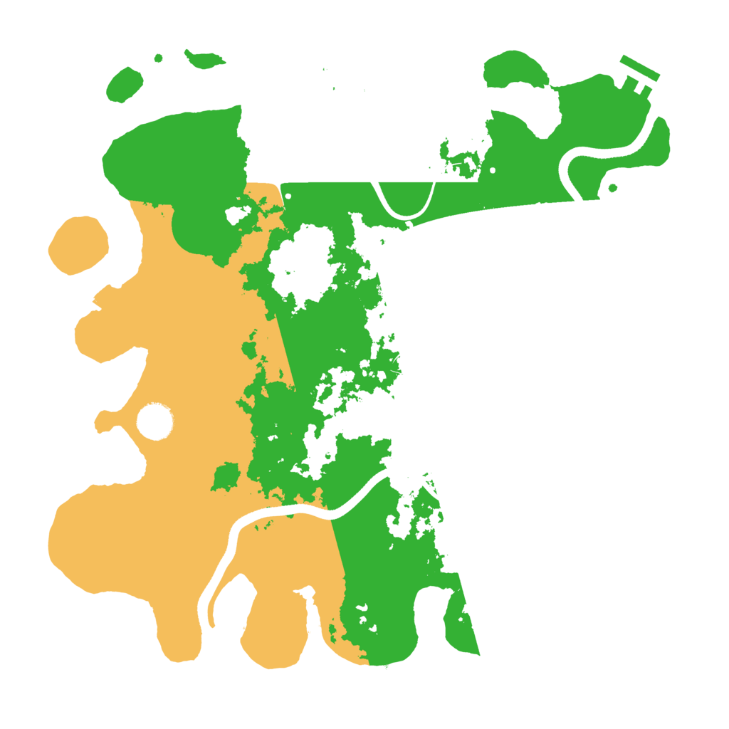 Biome Rust Map: Procedural Map, Size: 3500, Seed: 654
