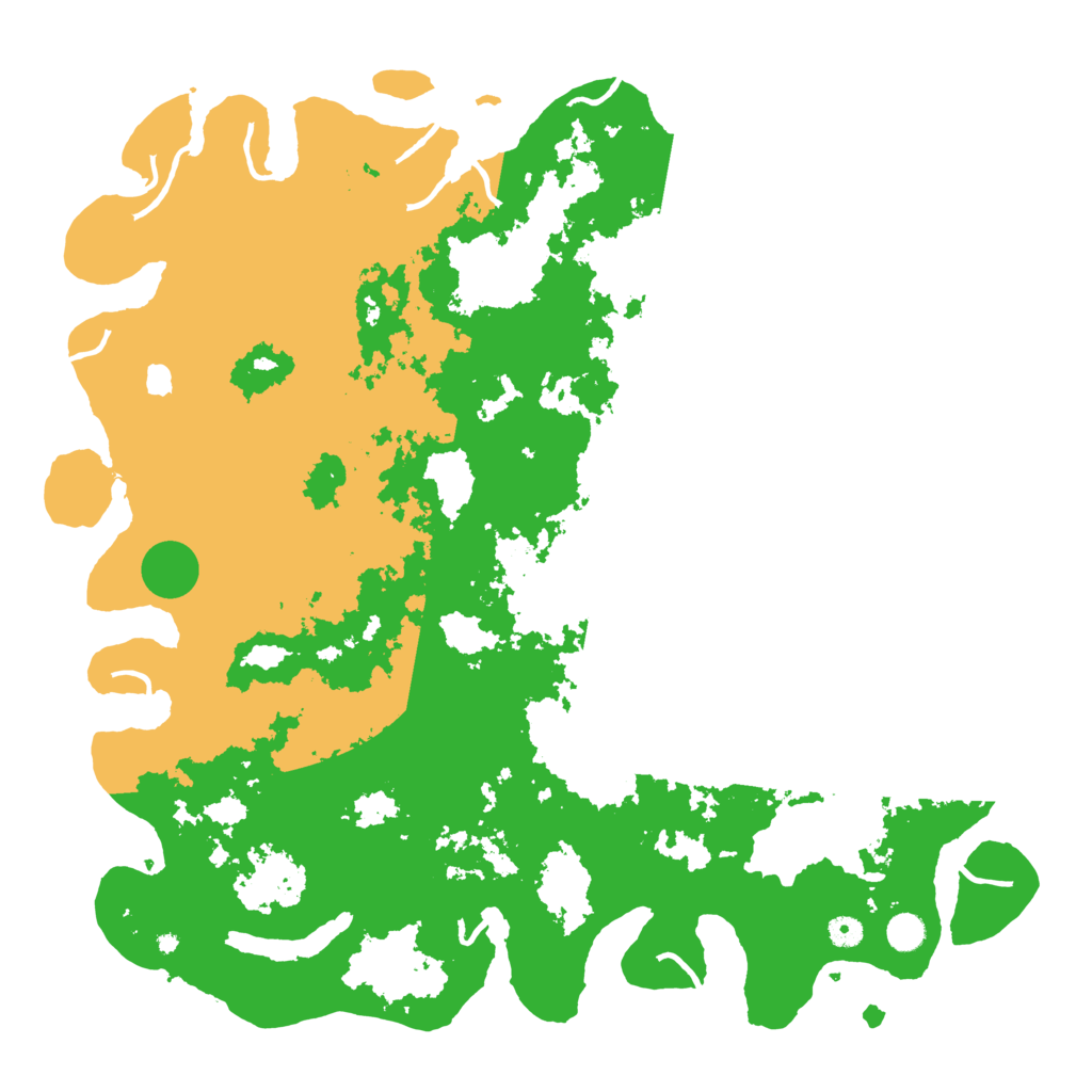 Biome Rust Map: Procedural Map, Size: 5000, Seed: 8000