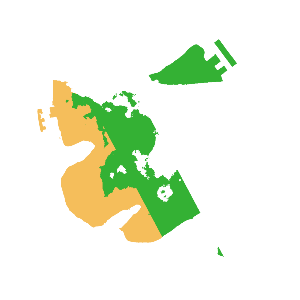 Biome Rust Map: Procedural Map, Size: 2000, Seed: 1306408310