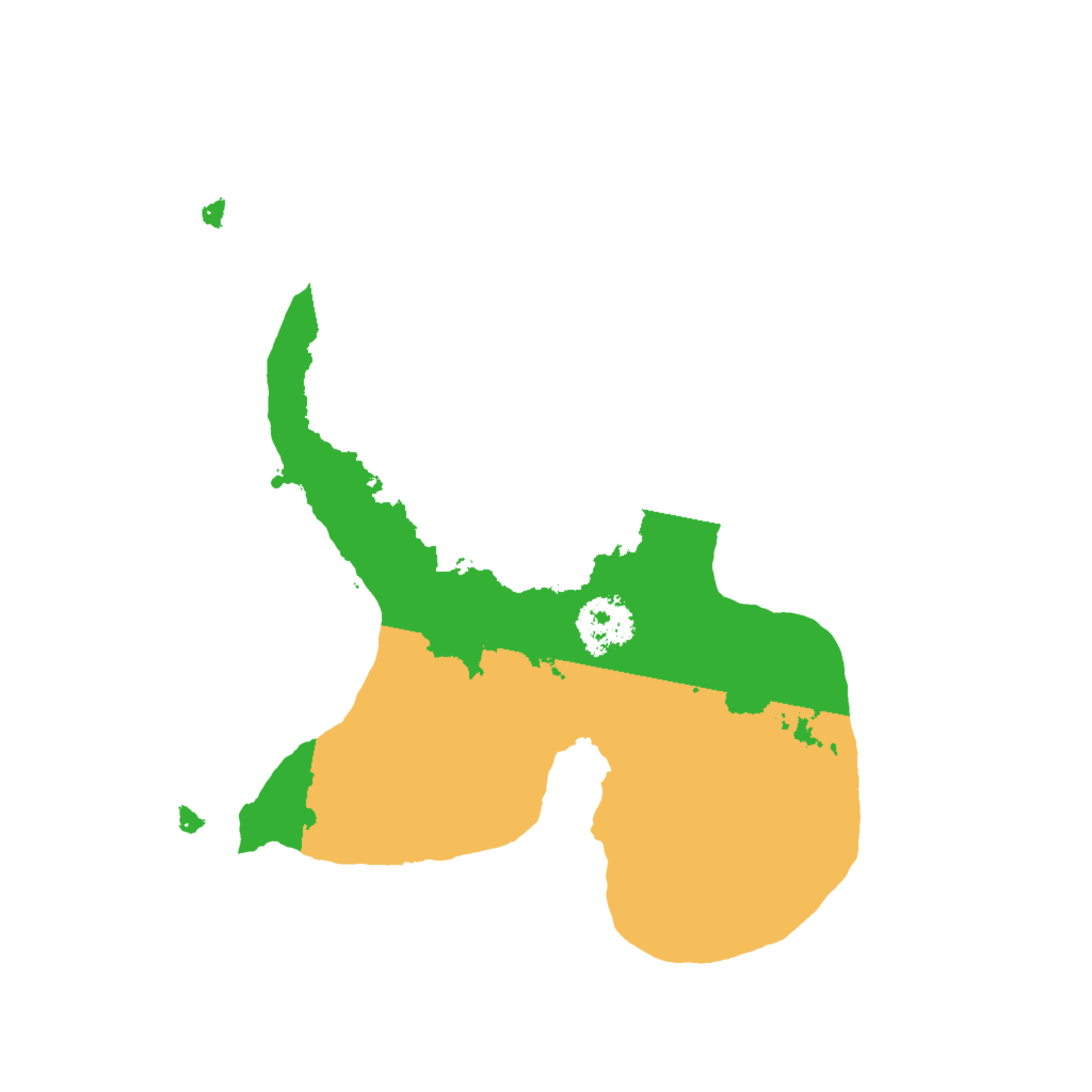 Biome Rust Map: Procedural Map, Size: 2000, Seed: 1041647251