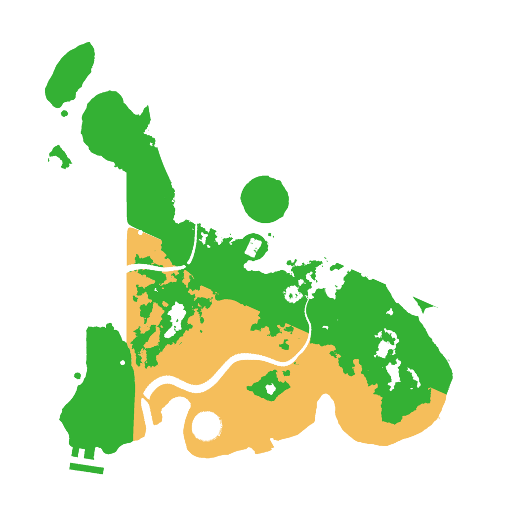 Biome Rust Map: Procedural Map, Size: 3000, Seed: 7817