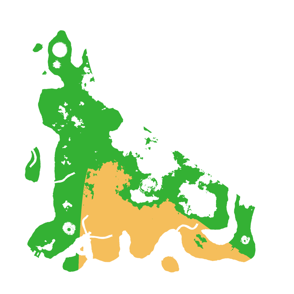 Biome Rust Map: Procedural Map, Size: 3500, Seed: 1014185160