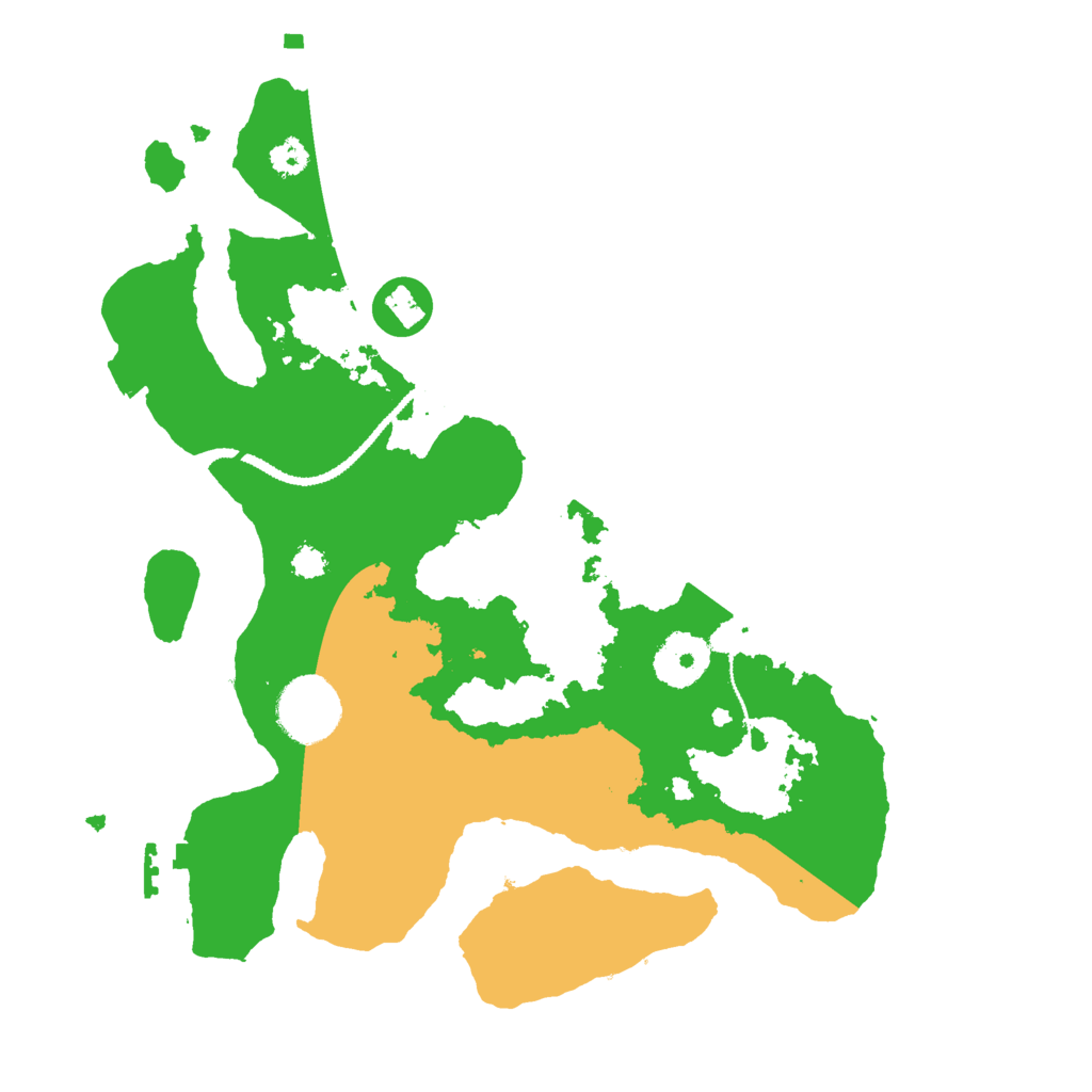 Biome Rust Map: Procedural Map, Size: 3000, Seed: 18087