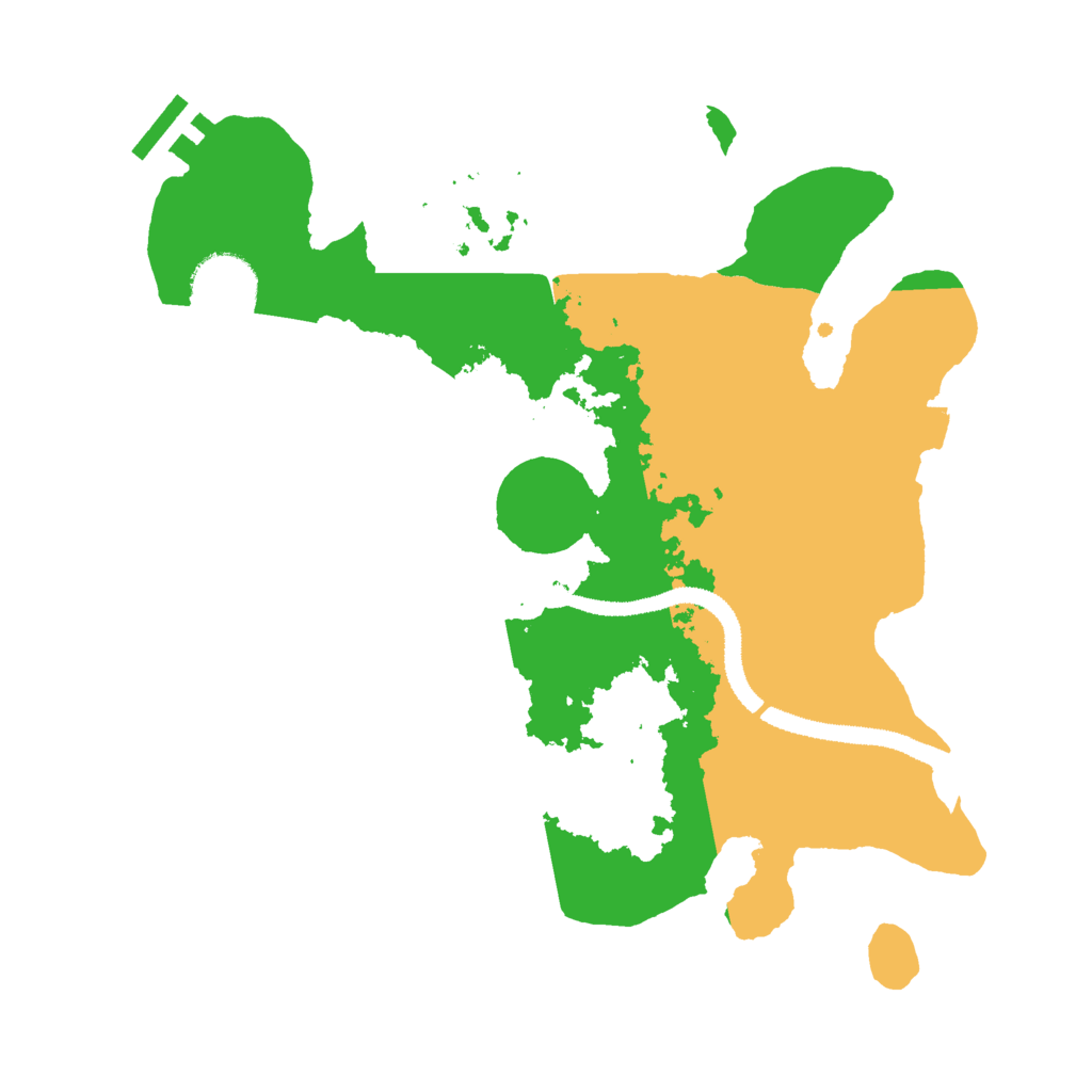 Biome Rust Map: Procedural Map, Size: 3000, Seed: 38752822