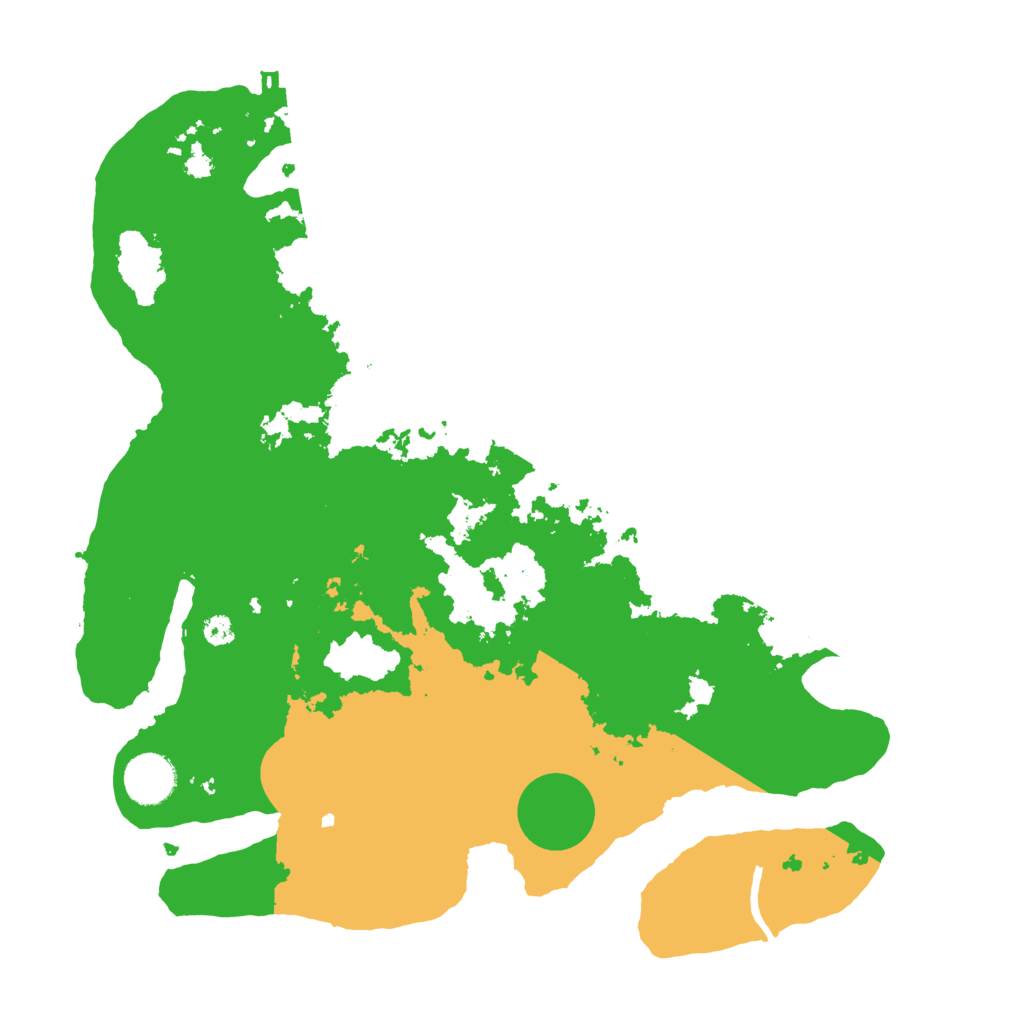 Biome Rust Map: Procedural Map, Size: 3500, Seed: 16954