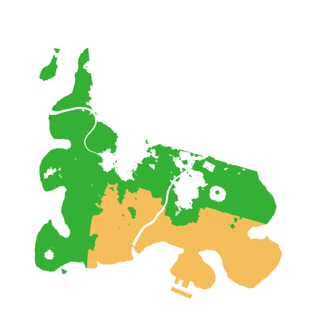 Biome Rust Map: Procedural Map, Size: 3000, Seed: 1052000673