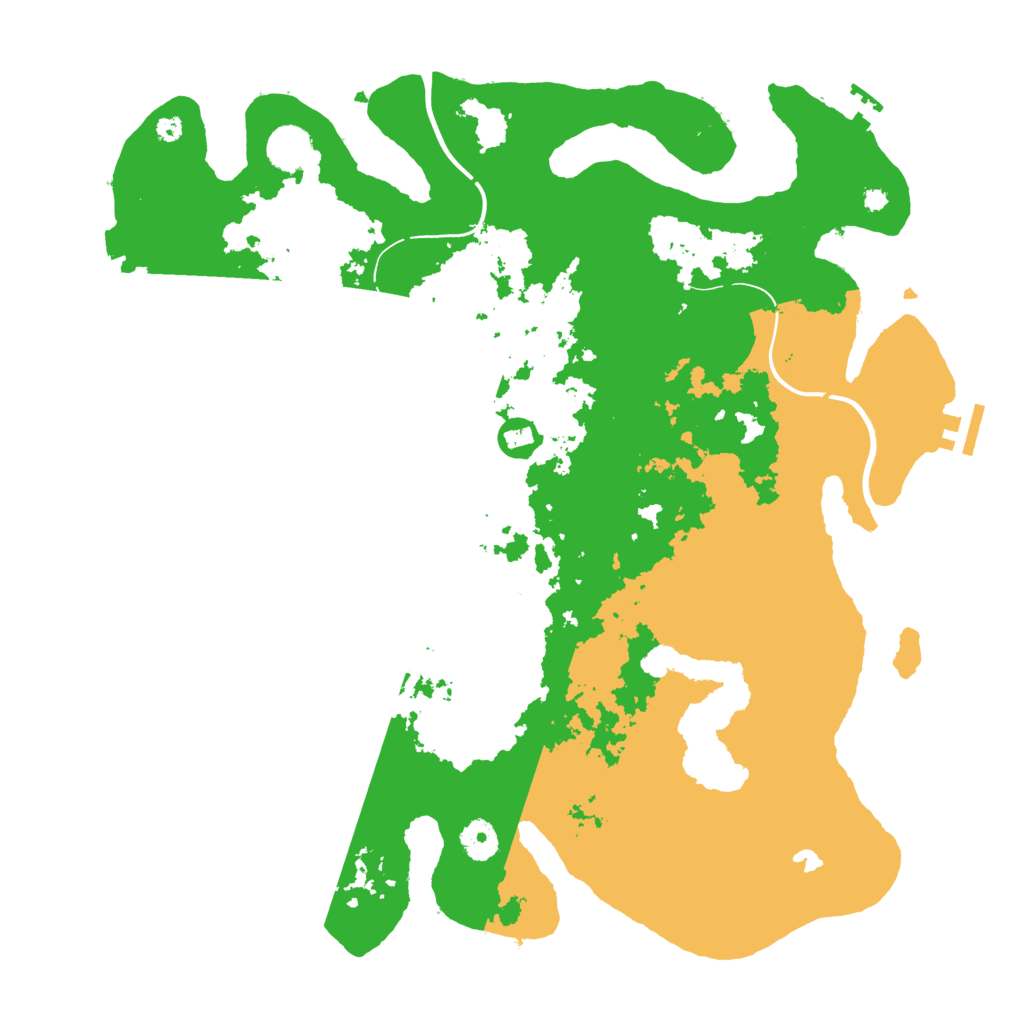 Biome Rust Map: Procedural Map, Size: 4000, Seed: 1213