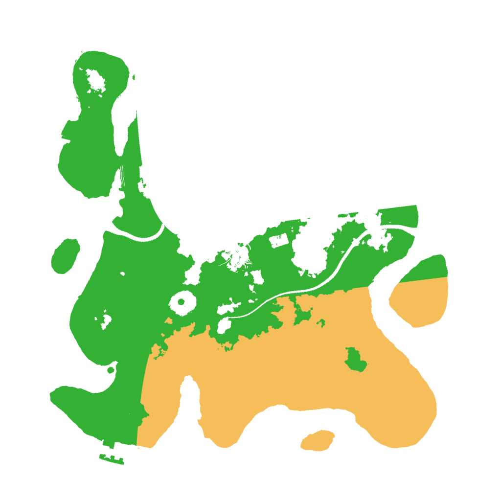 Biome Rust Map: Procedural Map, Size: 3000, Seed: 6573048