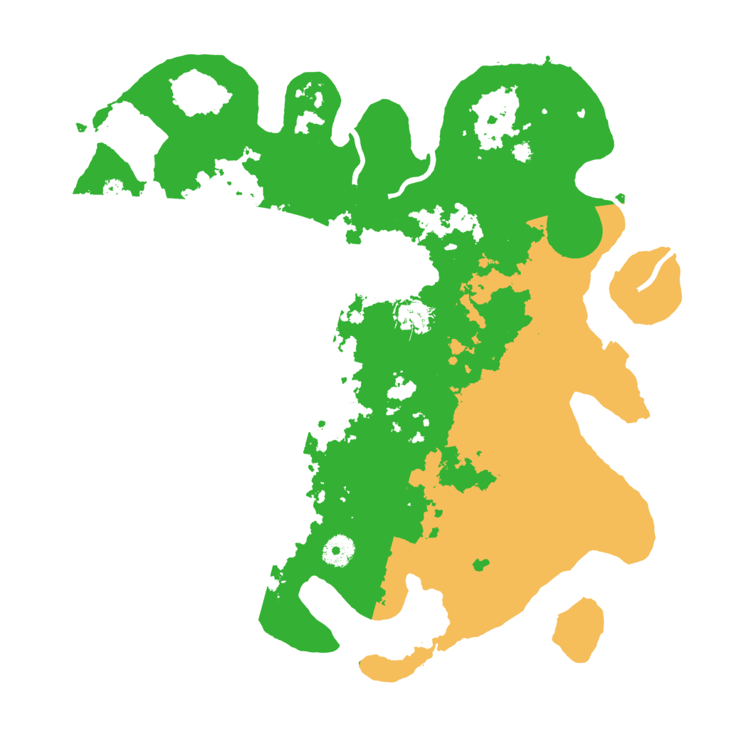 Biome Rust Map: Procedural Map, Size: 3500, Seed: 133742069