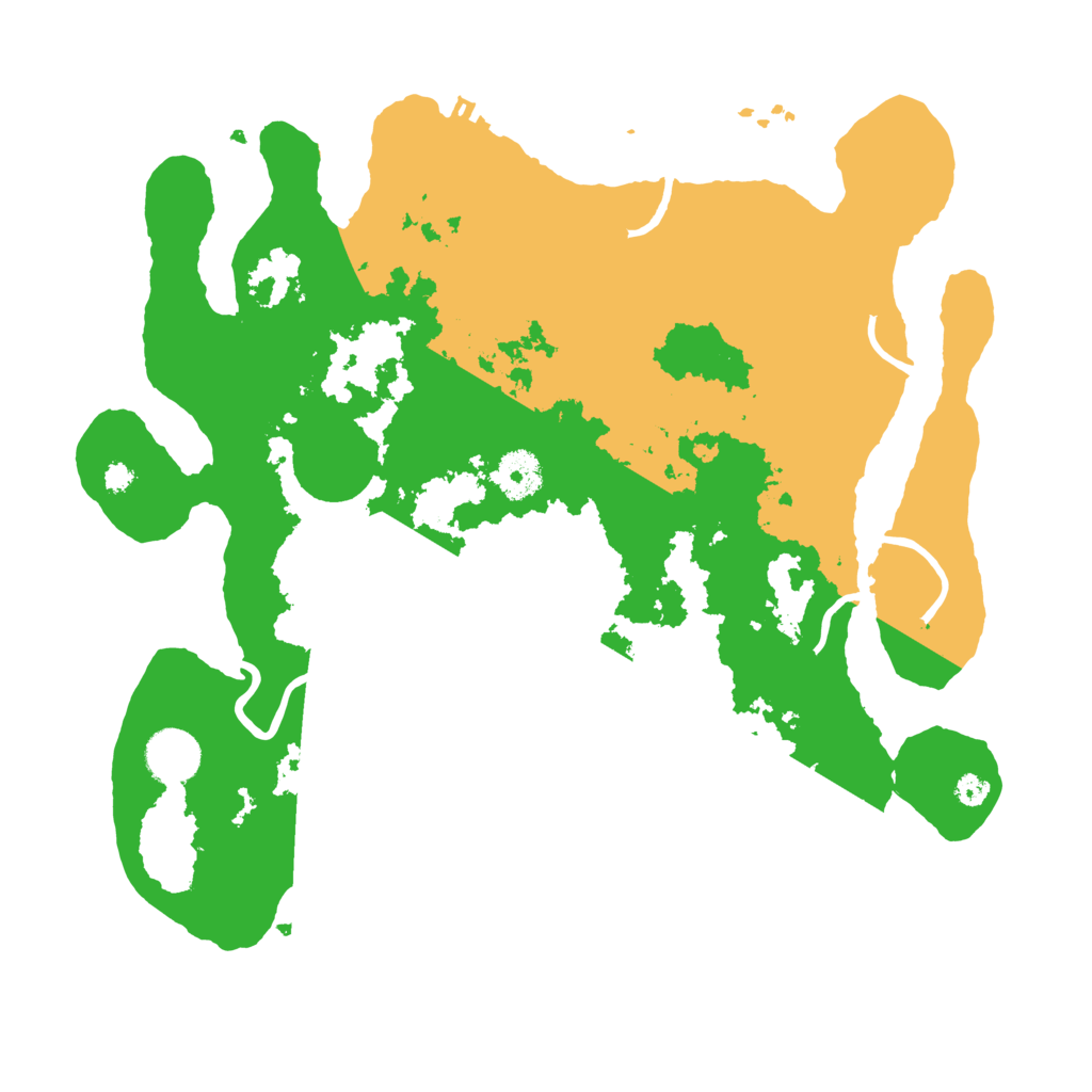 Biome Rust Map: Procedural Map, Size: 3500, Seed: 82172325