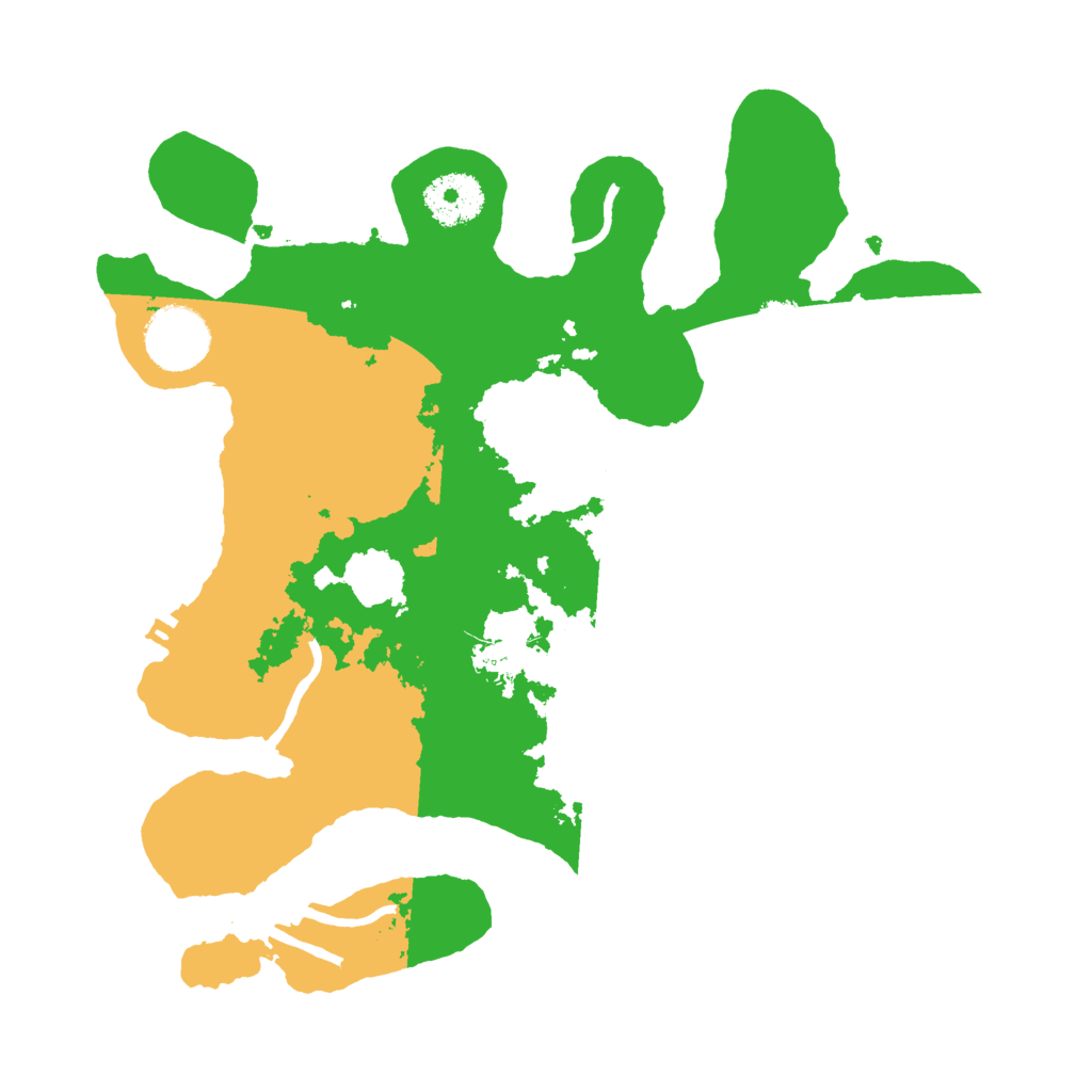 Biome Rust Map: Procedural Map, Size: 3000, Seed: 5256108