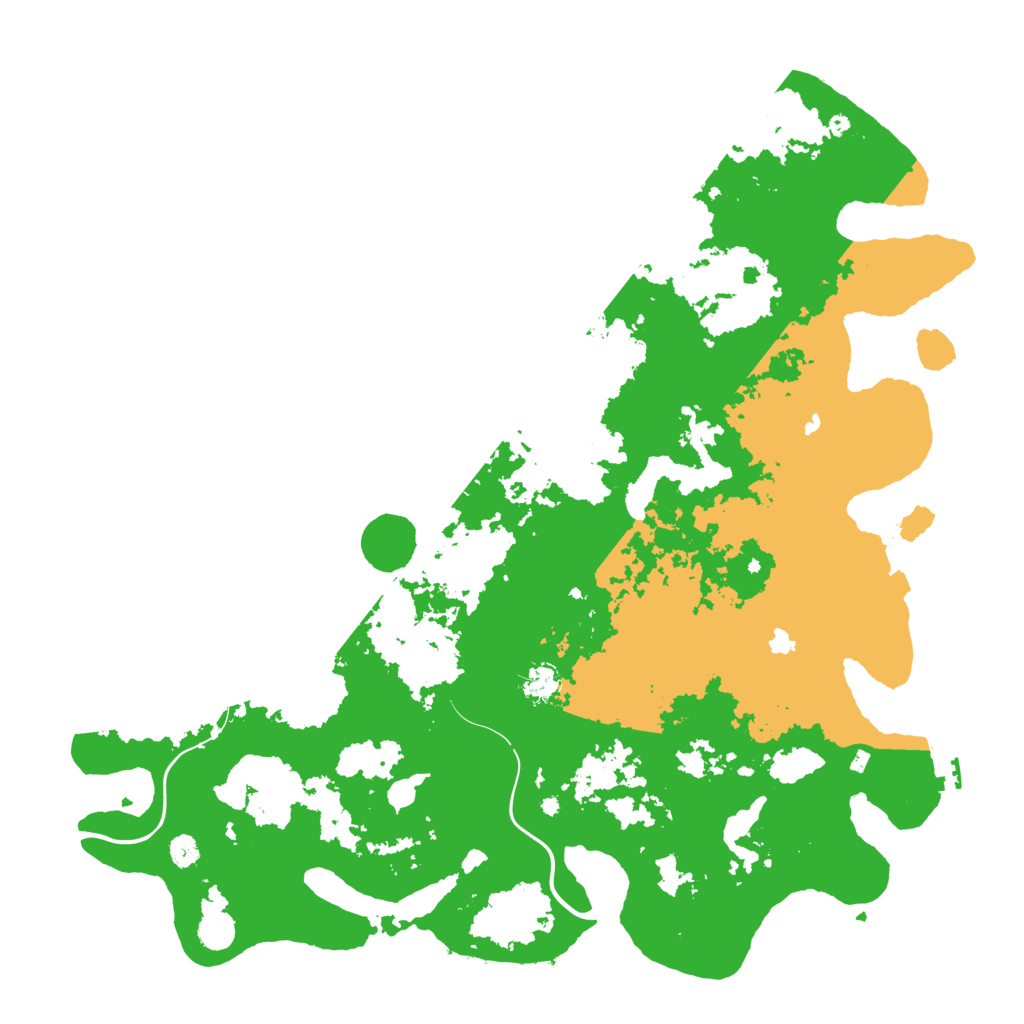 Biome Rust Map: Procedural Map, Size: 5000, Seed: 3857