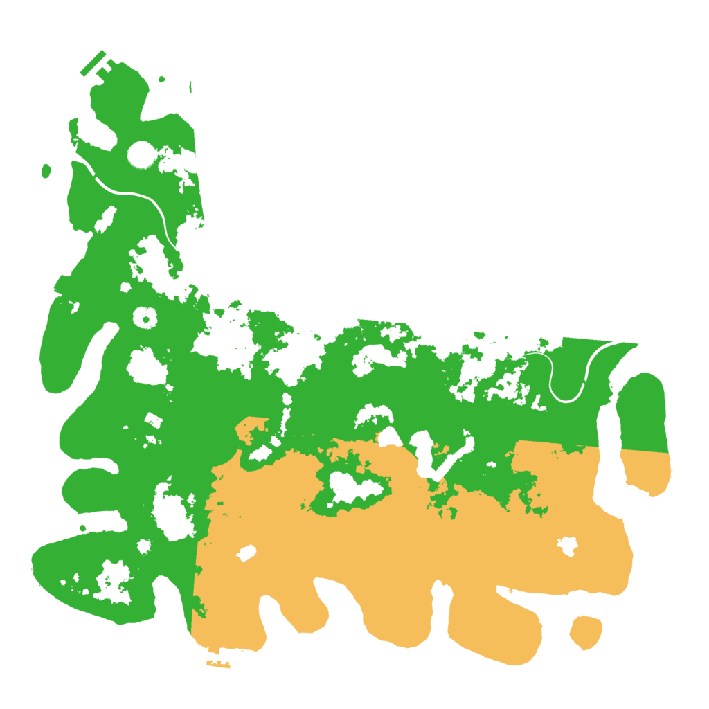 Biome Rust Map: Procedural Map, Size: 4500, Seed: 9857222