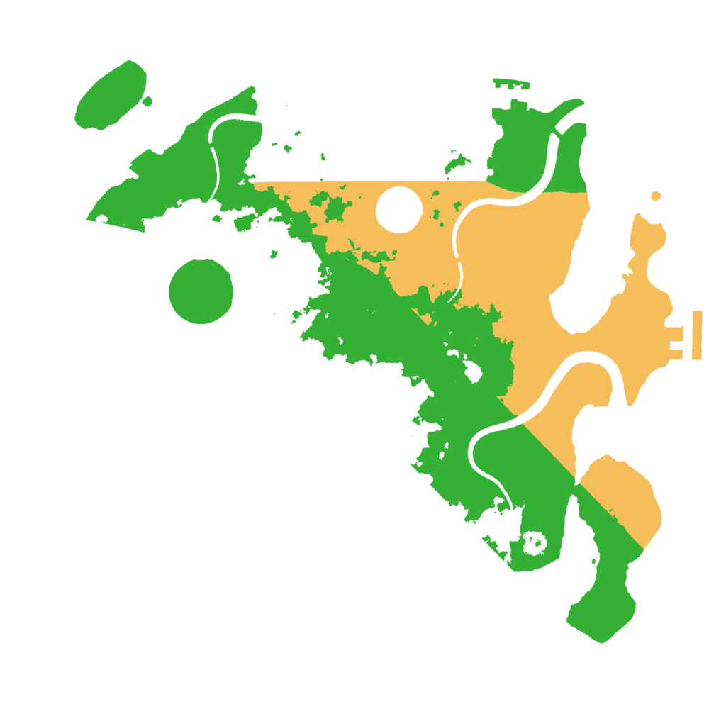 Biome Rust Map: Procedural Map, Size: 3000, Seed: 7154286
