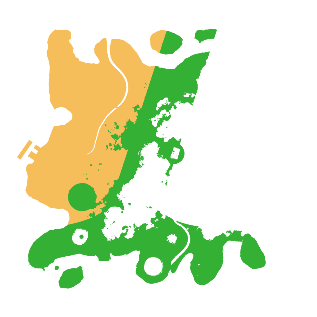 Biome Rust Map: Procedural Map, Size: 3000, Seed: 1665979999