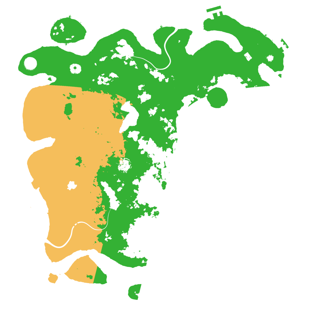 Biome Rust Map: Procedural Map, Size: 4300, Seed: 87