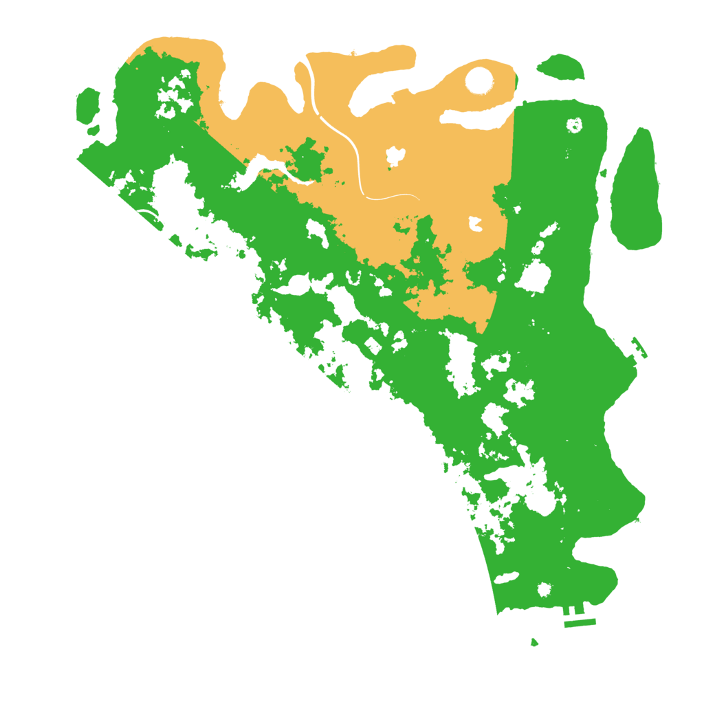 Biome Rust Map: Procedural Map, Size: 4500, Seed: 2118879323