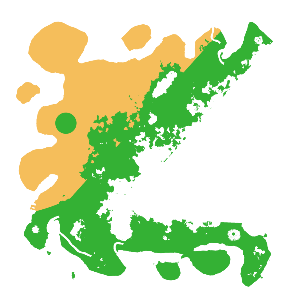 Biome Rust Map: Procedural Map, Size: 3800, Seed: 16384