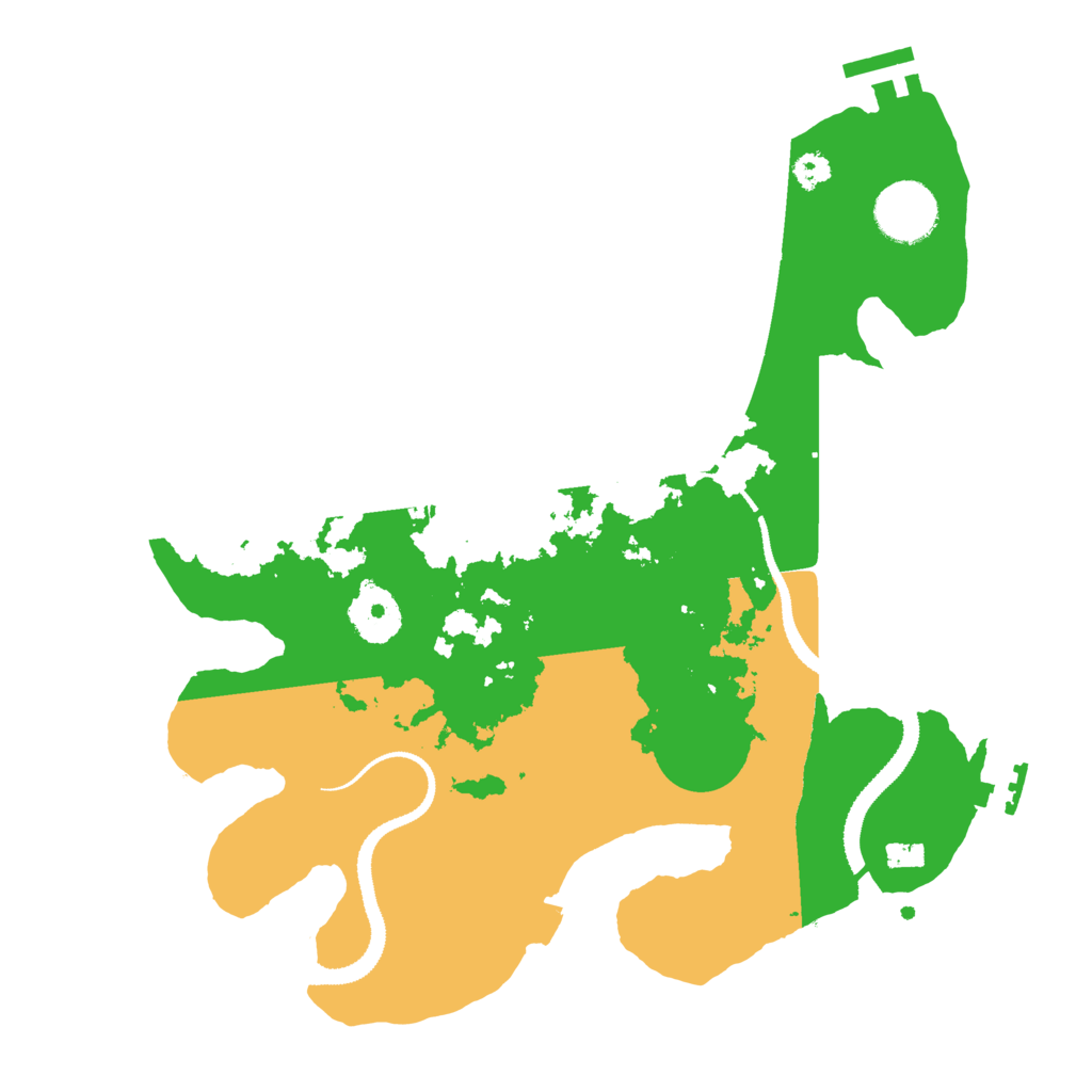 Biome Rust Map: Procedural Map, Size: 3100, Seed: 777777