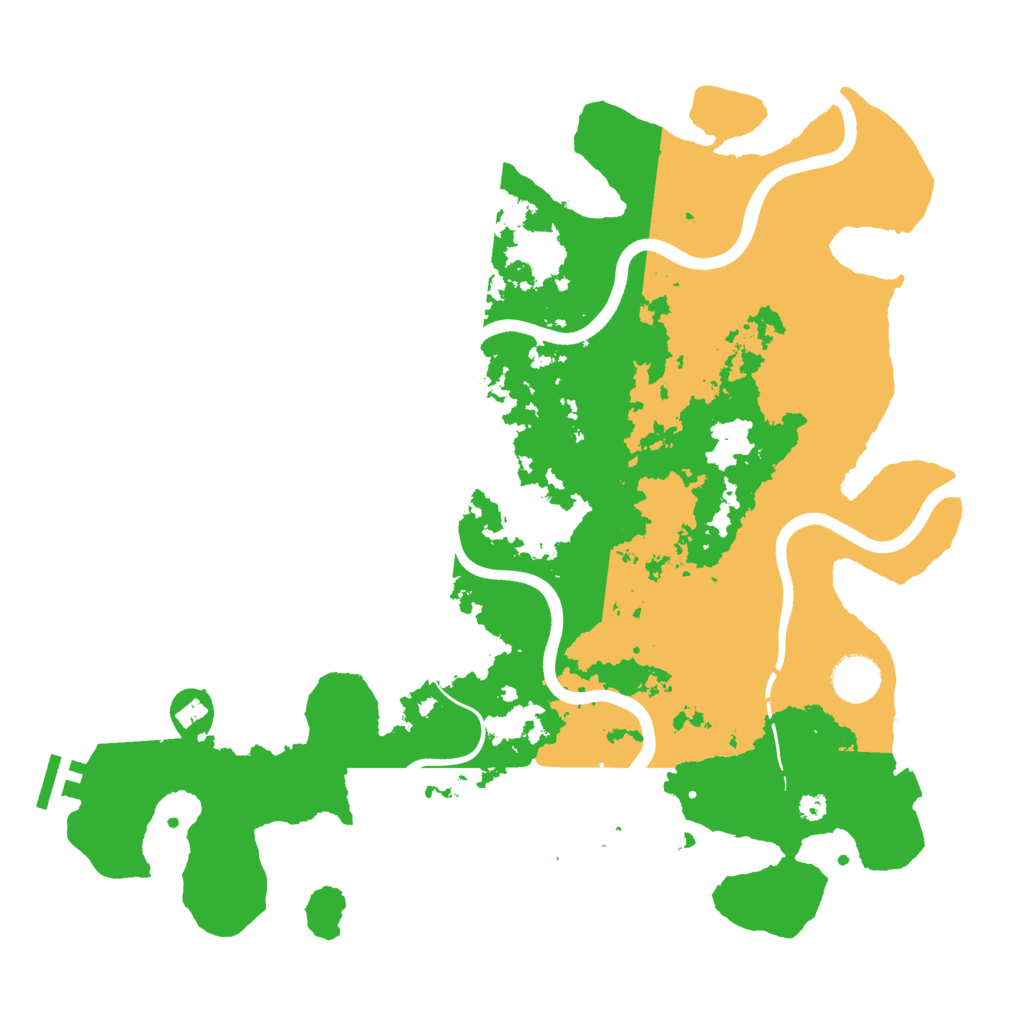 Biome Rust Map: Procedural Map, Size: 3750, Seed: 1122645
