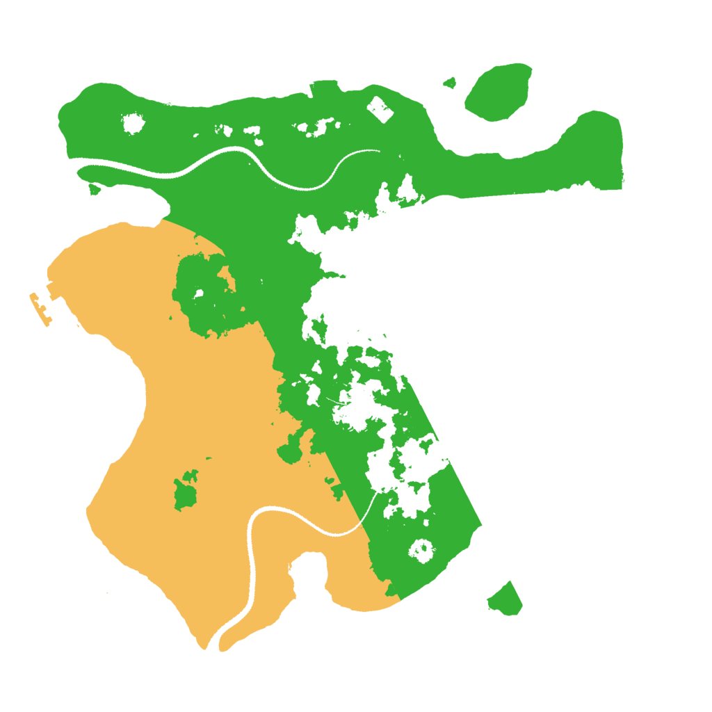 Biome Rust Map: Procedural Map, Size: 3000, Seed: 1563947