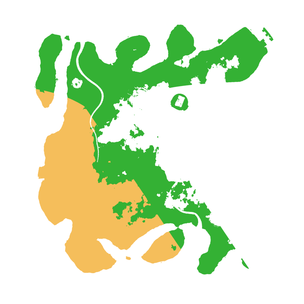 Biome Rust Map: Procedural Map, Size: 3000, Seed: 18122