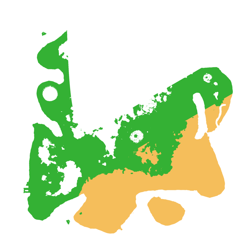 Biome Rust Map: Procedural Map, Size: 3000, Seed: 33255