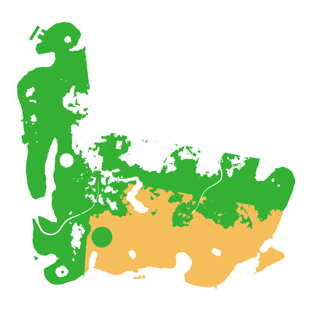 Biome Rust Map: Procedural Map, Size: 4000, Seed: 6969420