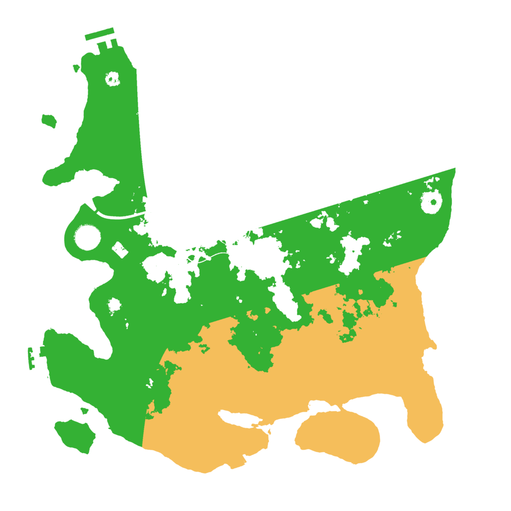 Biome Rust Map: Procedural Map, Size: 3500, Seed: 441802