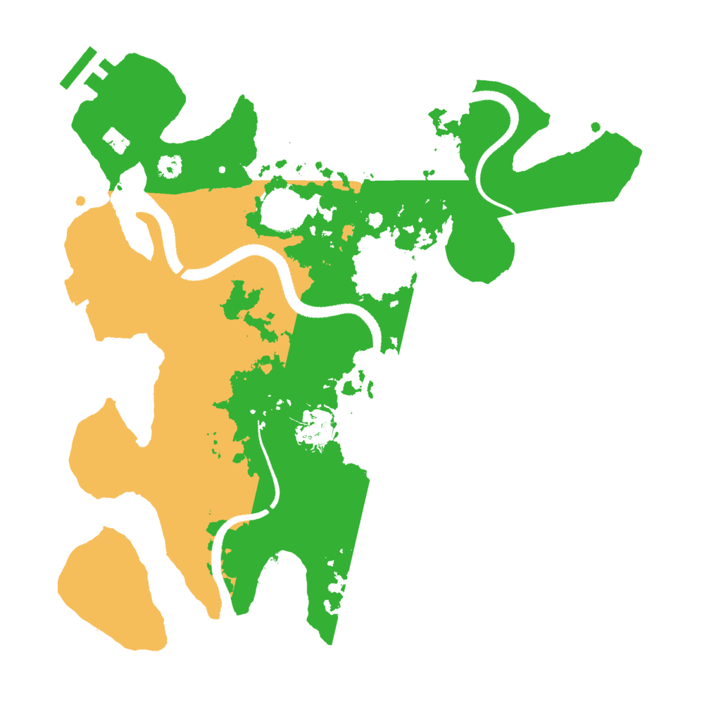 Biome Rust Map: Procedural Map, Size: 3000, Seed: 85385293