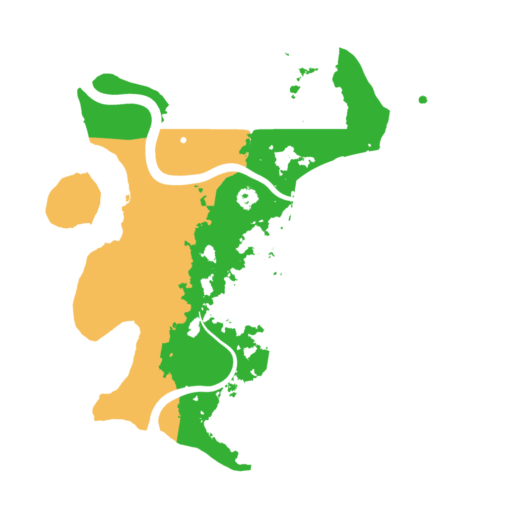 Biome Rust Map: Procedural Map, Size: 2500, Seed: 1278028505