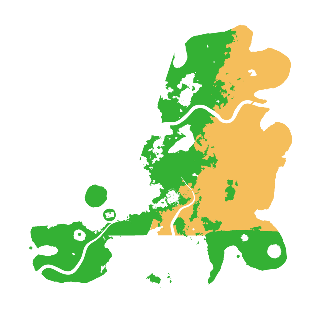 Biome Rust Map: Procedural Map, Size: 4000, Seed: 503446