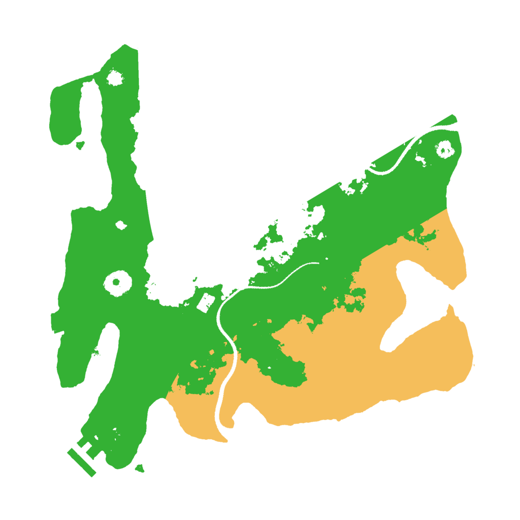 Biome Rust Map: Procedural Map, Size: 3000, Seed: 645