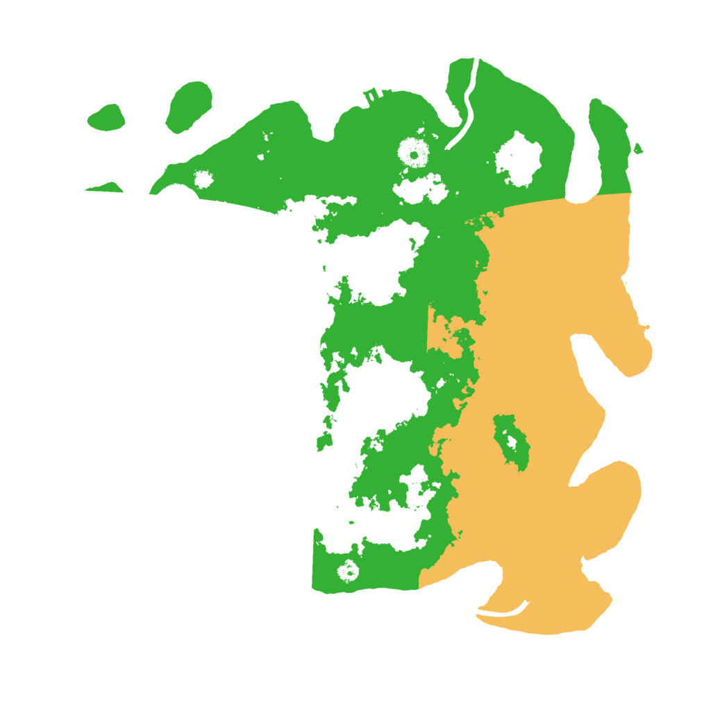 Biome Rust Map: Procedural Map, Size: 3500, Seed: 65208161