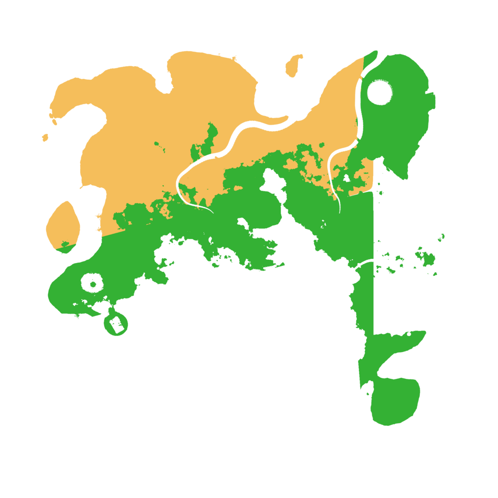 Biome Rust Map: Procedural Map, Size: 3500, Seed: 1954217503