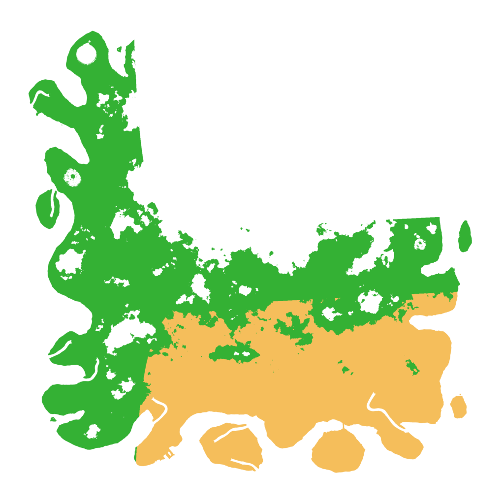 Biome Rust Map: Procedural Map, Size: 4500, Seed: 1258367