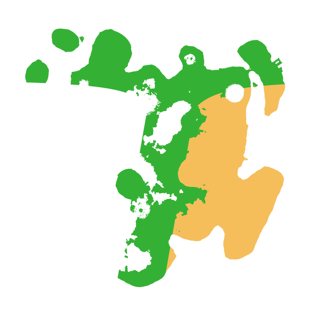 Biome Rust Map: Procedural Map, Size: 3000, Seed: 14845