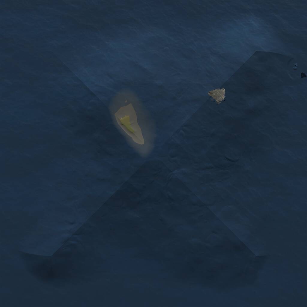 Rust Map: Procedural Map, Size: 1000, Seed: 86223, 1 Monuments