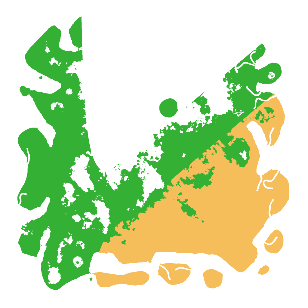 Biome Rust Map: Procedural Map, Size: 4500, Seed: 3600