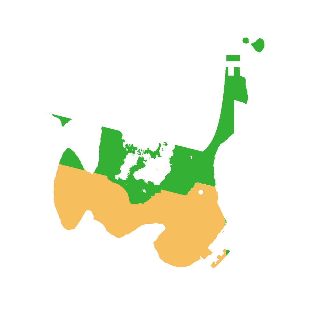 Biome Rust Map: Procedural Map, Size: 2000, Seed: 86223