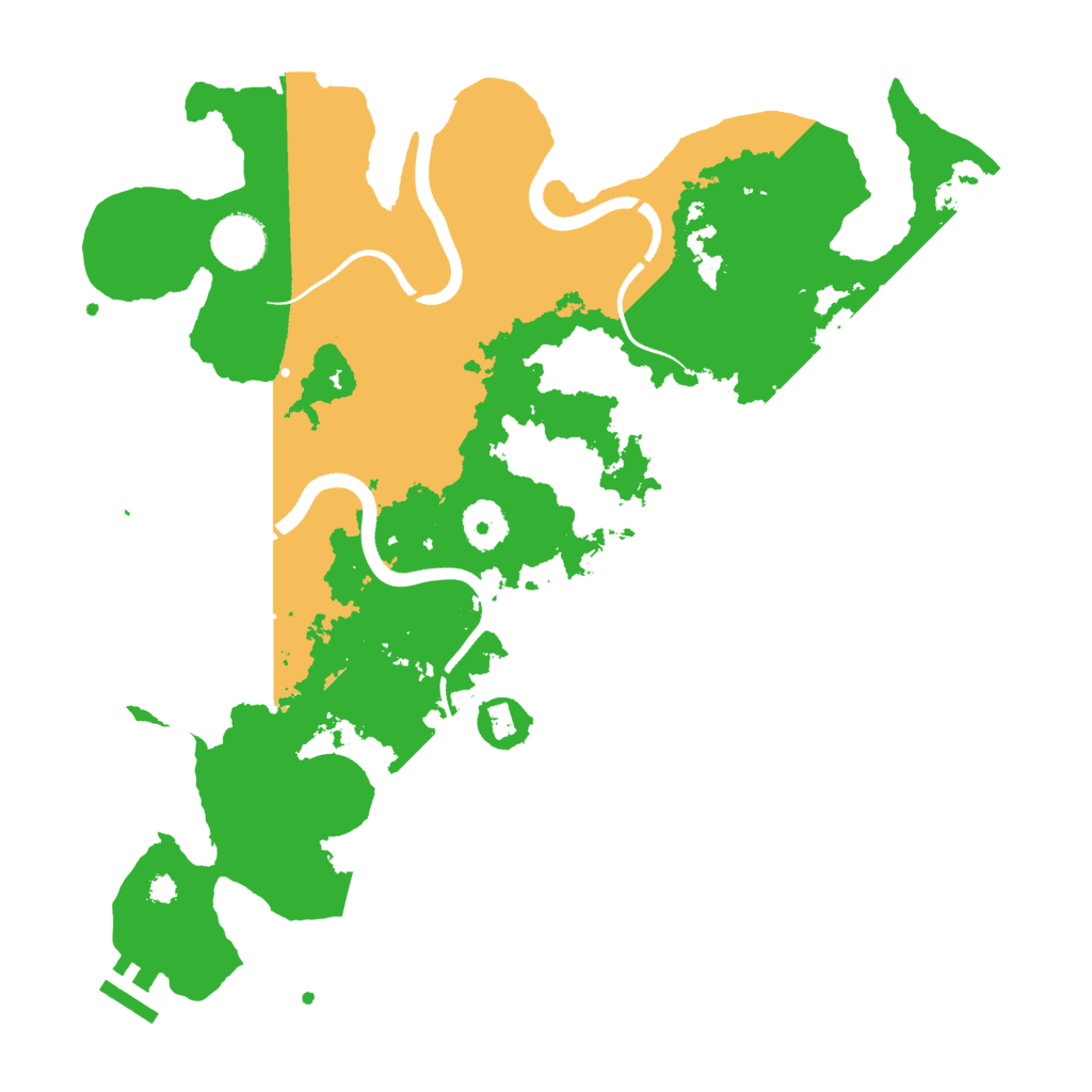 Biome Rust Map: Procedural Map, Size: 3500, Seed: 1356320471