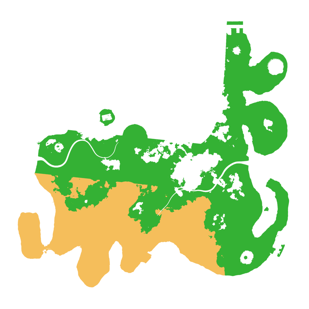 Biome Rust Map: Procedural Map, Size: 3500, Seed: 1390329301
