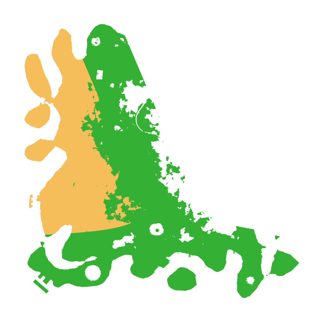 Biome Rust Map: Procedural Map, Size: 3650, Seed: 345521408