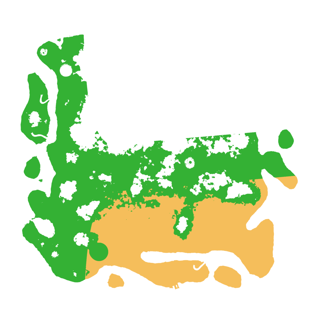 Biome Rust Map: Procedural Map, Size: 4500, Seed: 1818751963