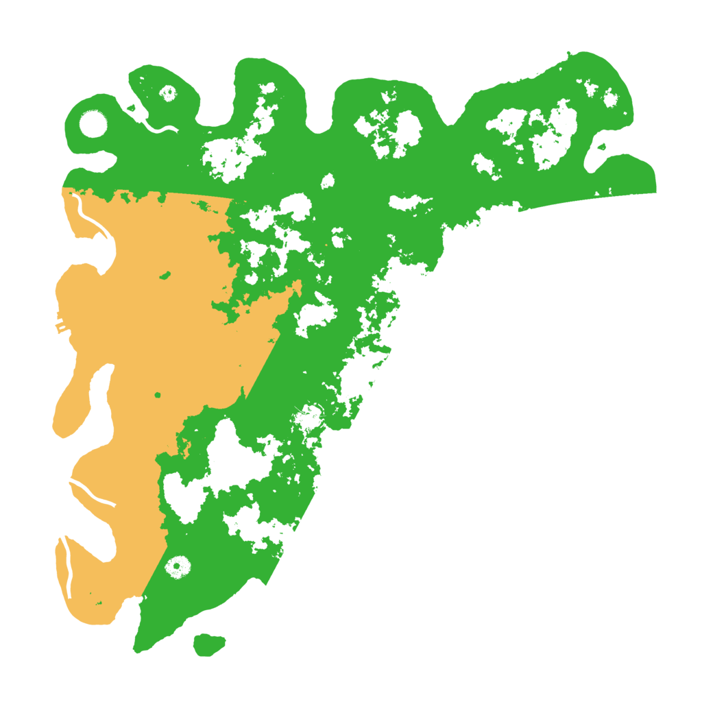 Biome Rust Map: Procedural Map, Size: 4500, Seed: 12291990