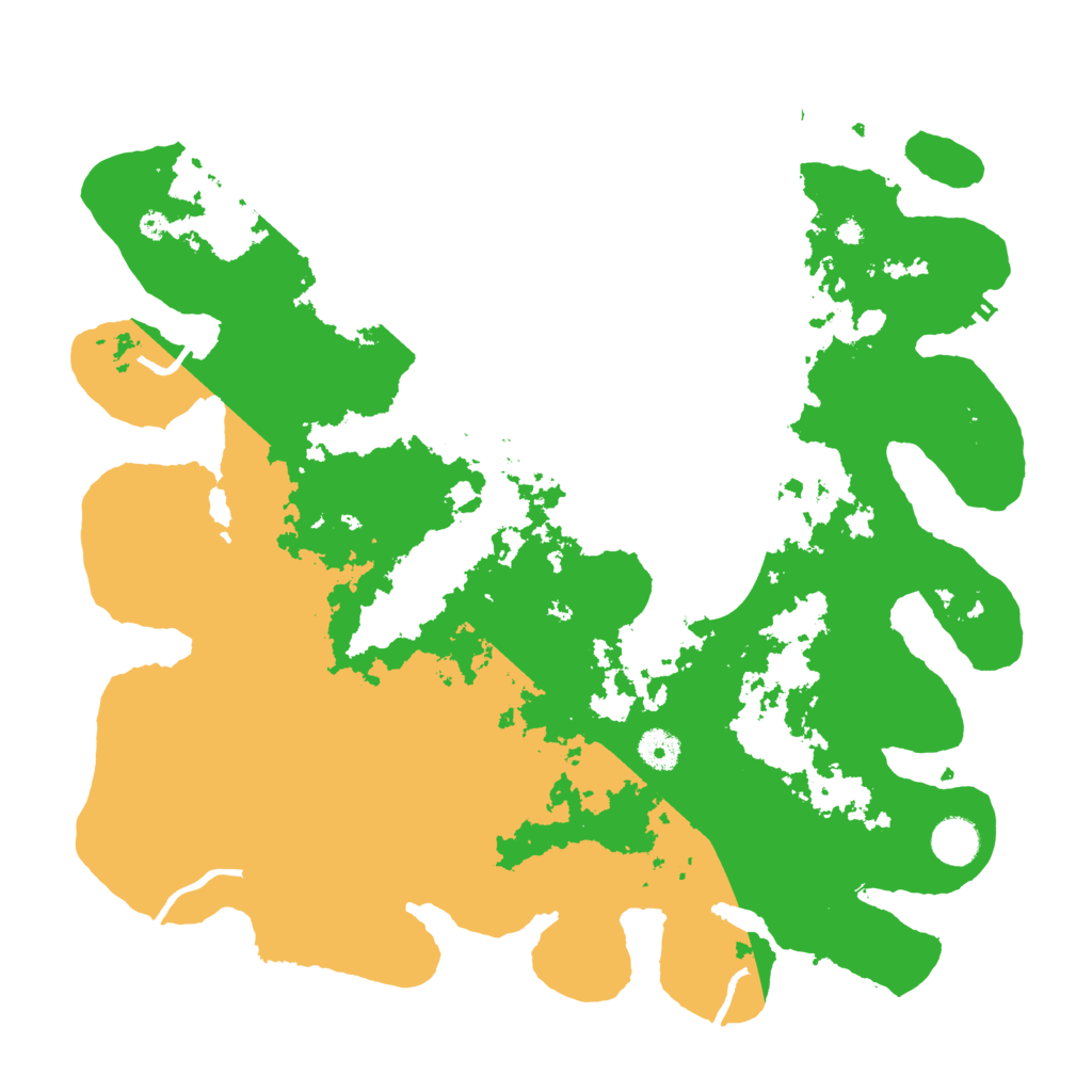 Biome Rust Map: Procedural Map, Size: 4000, Seed: 491477
