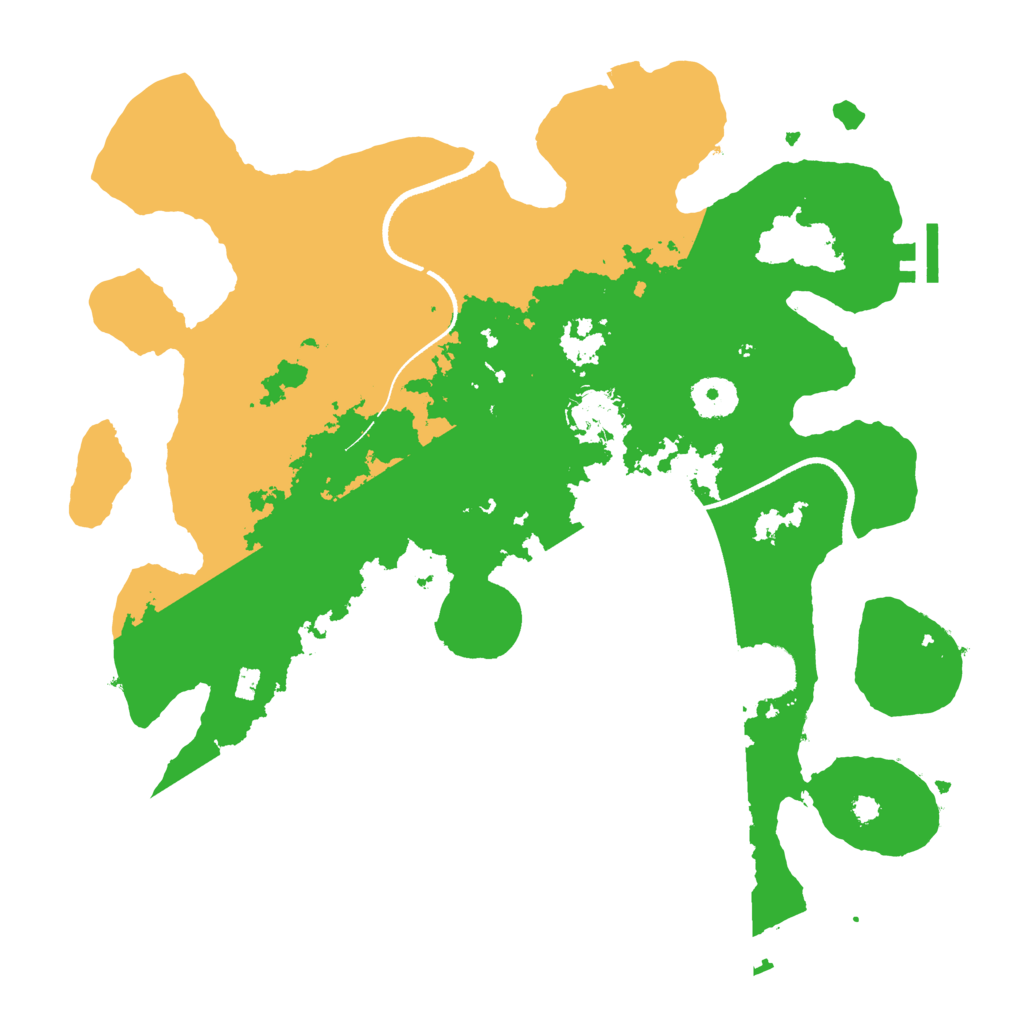 Biome Rust Map: Procedural Map, Size: 3500, Seed: 1022689195