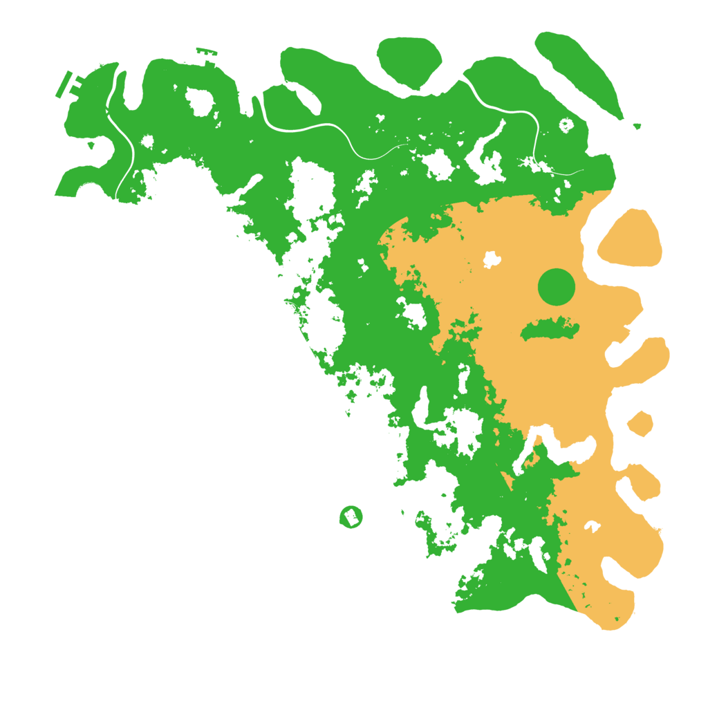 Biome Rust Map: Procedural Map, Size: 5000, Seed: 1952869953
