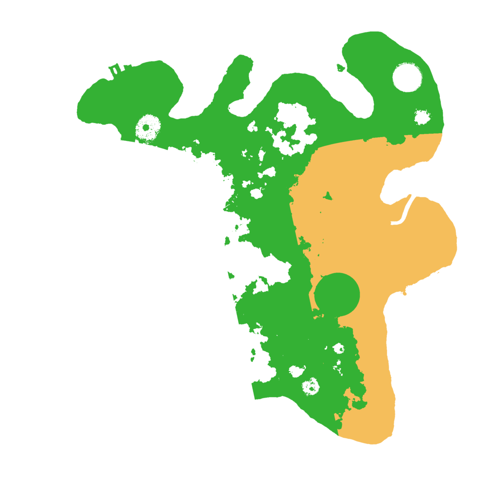 Biome Rust Map: Procedural Map, Size: 3000, Seed: 3906